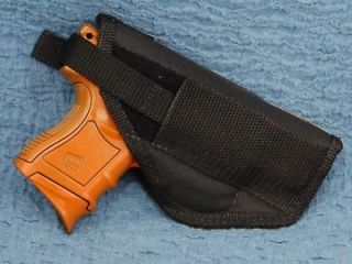 Barsony Brown Leather Pancake Concealment Gun Holster for SIG P938 9mm 