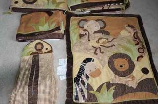 Lambs and ivy baby cocoa crib bedding set 8 pieces