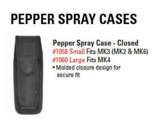   SWAT Black Ballistic Nylon Mace Pepper Spray OC Case Holder Large