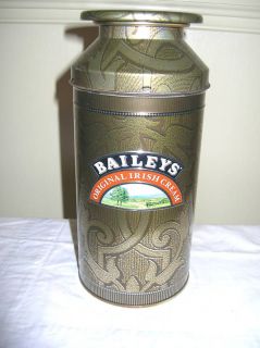 Baileys Original Irsh Cream Advertising Canister Tin