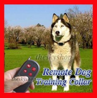 Remote Dog Training Control Collar Free Anti Bark Stop