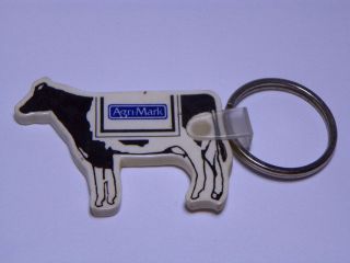Agri Mark Dairy Farmer Cooperative Cow Cattle Keychain