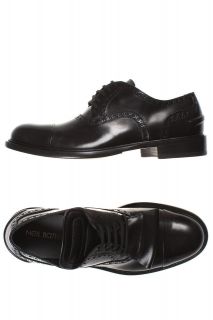 Neil Barrett NEW Man Classic Laced Shoes Leather BSH165 9585 MADE IN 