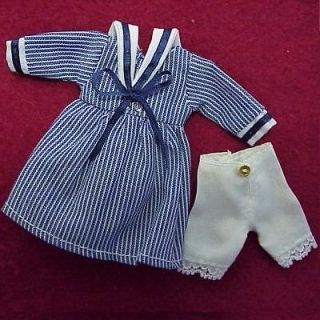Dollhouse Girl Dolls Sailor Dress HOXZ941Heidi Ott blu wh stripe 112 