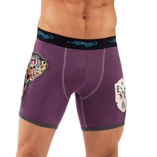 Ed Hardy Purple Panther Combat Patch Boxer Brief