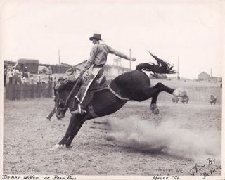 Photographer DeVere Rodeo Real Photo Havre, Montana Cowboy Saddle 