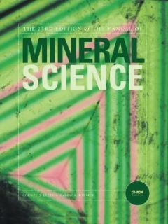 Manual of Mineral Science by Barbara Dutrow and Cornelis Klein 2007 