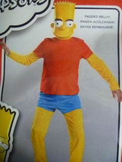 The Simpsons Bart Simpson Deluxe Costume   New Boys sz S 6 M 8 Pants 