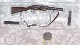 BARBIE KEN DOLL SIZE MINIATURE FAKE REPLICA GUN 1/6 LITTLES #2 MP18 