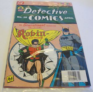 DC Comics DETECTIVE no. 38 Batman & Robin Toys R Us Reprint in Plastic