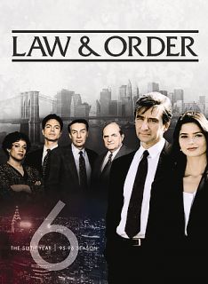 Law Order   The Sixth Year DVD, 2008, 5 Disc Set