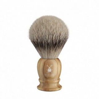 Muhle Pinsel Silver tip Badger Lrg Shaving Brush, Olive Wood #93H13 