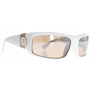 Vonzipper Kickstand Sunglasses White/Gold Chrome Lens