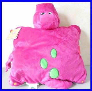 Cute Barney The Purple Dinosaur kids Best Friend Cushion Pillow soft 