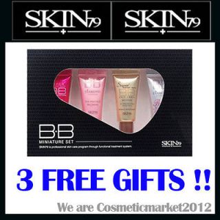 SKIN79 BB Cream Miniature Set (Pink, Gold, Pearl, Prestige) Free 