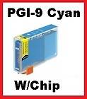 Cyan Ink cartridge PGI 9 for Canon Pixma iX7000 MX7600 Printer w/chip 