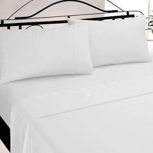 NEW KING SIZE 20X36 BRIGHT WHITE T180 HOTEL PILLOW CASE