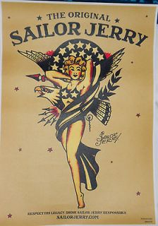 The Original Sailor Jerry American Eagle brand new poster A3