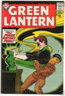 GREEN LANTERN #32 VG, Power Battery Peril, Silver Age DC Comics 1964