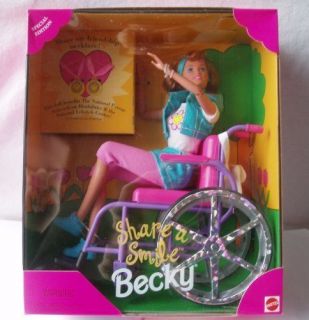 Barbie 15761 Becky Share a Smile Special Edition Doll (1996)