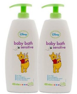   Corine de Farme Winnie the Pooh Sensitive Baby Bath 400ml Pack of 2