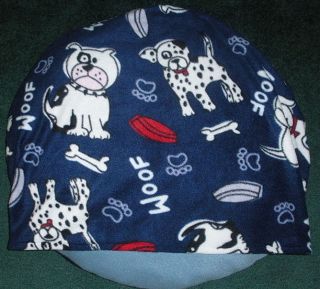 SMALL DOG BED SLEEPING BAG, SILLY PUNK PUPS BLUE, COMFY COZY