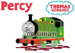 NEW *THOMAS TANK ENGINE & FRIENDS ~ PERCY* Cross Stitch PATTERN