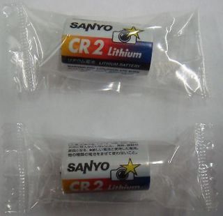 Pack of 2 Fresh Genuine Sanyo CR 2 3V Lithium Camera and Flash Battery
