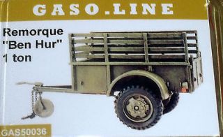 48th GASOLINE WWII US or Allied Ben Hur trailer