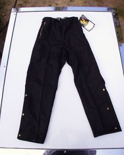 1970 1980 Vintage Belstaff Blk ROADMASTER Trousers/Pants Wax/Waxed 