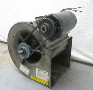 Smith 1 1/2 Hp Squirrel Cage Fan Blower Exhaust 3 Ph Belt Driven