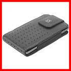 Iphone 4S New Teramo Vertical Authentic Leather Case Hip Holster Black 