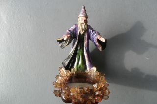Wizard Figurine with Stone Edge Pond. Berkeley Design. 2001