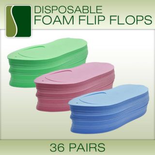Disposable Pedicure Salon Flip Flop Slippers Nail Foam 36 Thong Foot 