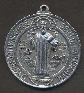 Religious Christianity Medal San Benito Abad Signed By M Cassino