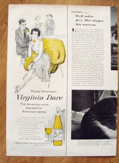virginia dare wine in Modern (1900 Now)