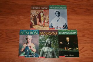   books In Their Own Words biography Thomas Edison Pocahontas Betsy Ross