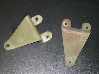 MB GPW WILLYS MILITARY JEEP REAR SEAT BRACKETS (ORG GPW FORD TAKE OFF 