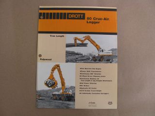 CASE DROTT 80 CRUZ AIR LOGGER SALES BROCHURE