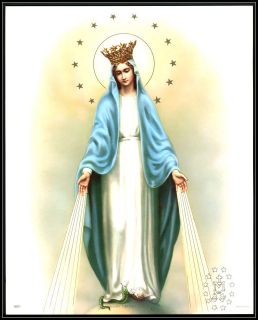 10 Catholic Art Picture Print Blessed Virgin Mary OUR LADY OF 