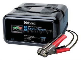 DIEHARD 71221 MANUAL HANDHELD BATTERY CHARGER 10AMP WITH CARRYING 