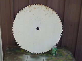 Big SAWMILL BLADE wood circular saw 24 to 25 inch dia 1 3/8 bore iron 