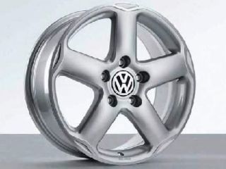   Volkswagen OEM 17 inch 5 Spoke Karthoum Alloy Wheel in Titanium Finish