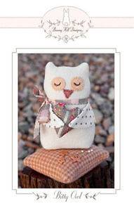 Bitty Owl Pincushion Pattern by Bunny Hill Designs