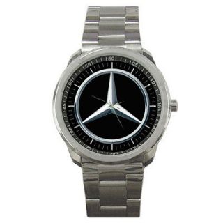 New Mercedes Benz Logo Custom Rare Mens Sport Metal Watch Gift Special