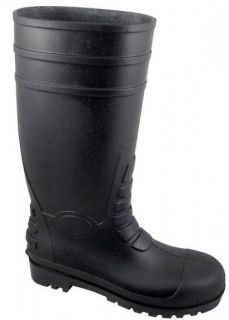 Blackrock Safety Wellington Boots Steel Toe Cap & Midsole PVC Mens 