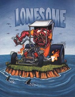Ed BIG DADDY Roth RAT FINK Small Poster LONESOME