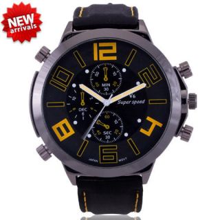   Oversize Bezel Men Boy Sport Fashion Wrist Watch Casual HOUR CLOCK A1
