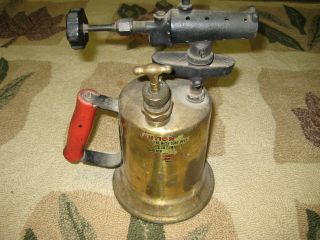 ANTIQUE / VINTAGE BRASS BLOW TORCH / BLOWTORCH By Clayton and Lambert 