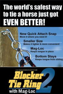 blocker tie ring in Tack Halters & Leads